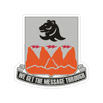 4 Signal Battalion (U.S. Army) Transparent STICKER Die-Cut Vinyl Decal - The Sticker Space