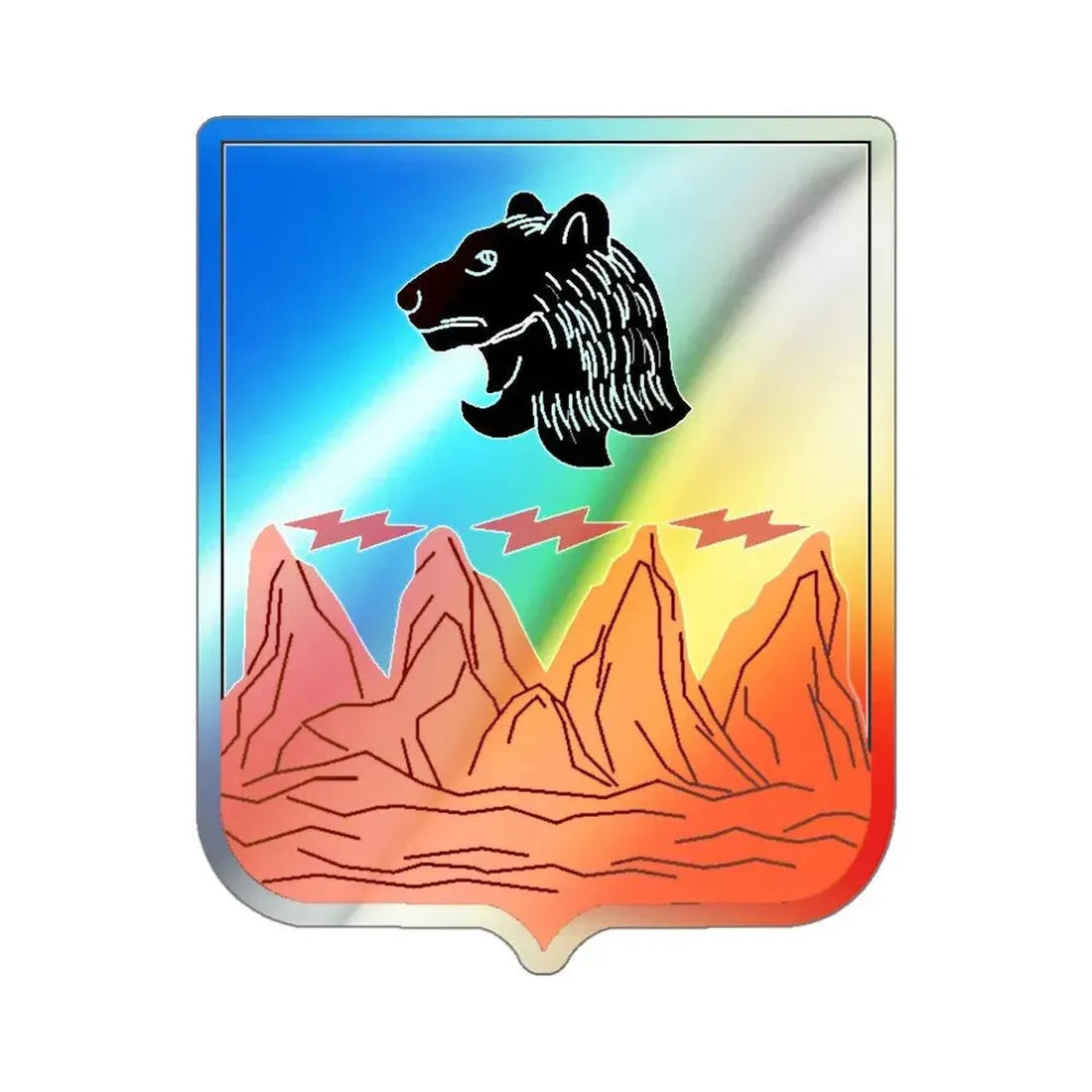 4 Signal Battalion v2 (U.S. Army) Holographic STICKER Die-Cut Vinyl Decal - The Sticker Space