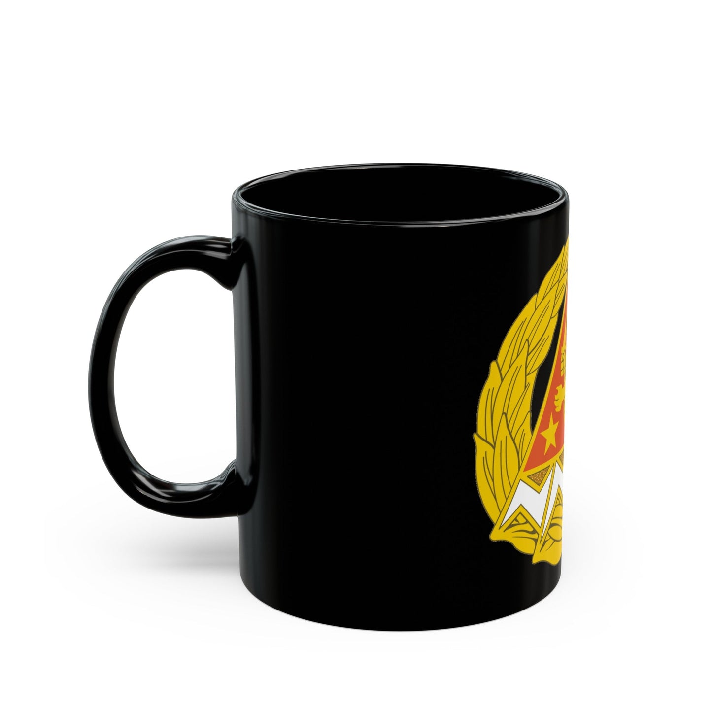 4 Signal Group (U.S. Army) Black Coffee Mug-The Sticker Space