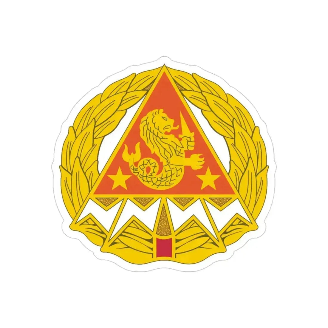 4 Signal Group (U.S. Army) REVERSE PRINT Transparent Die-Cut STICKER 3 Inch Die-Cut Transparent - The Sticker Space