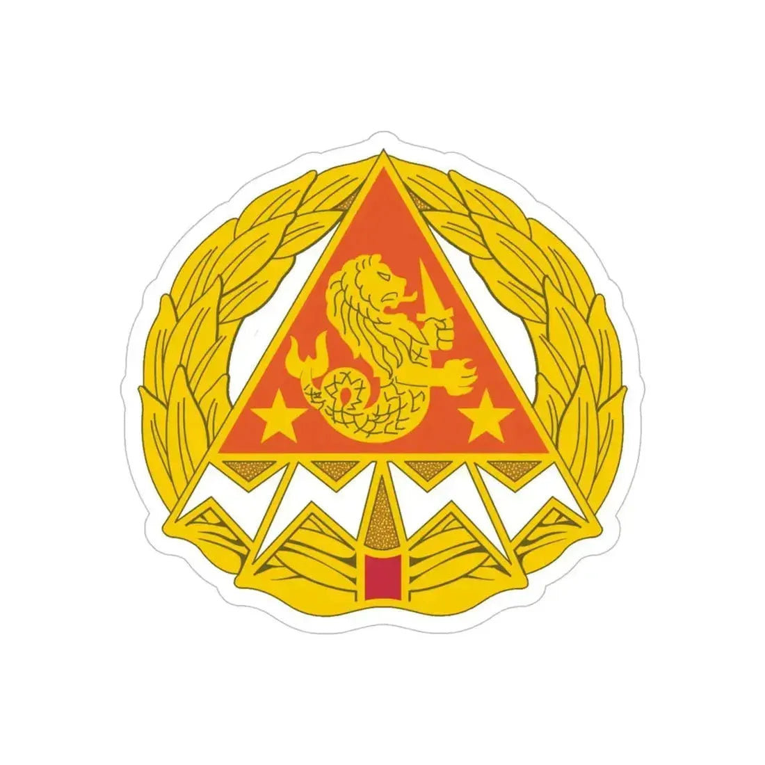 4 Signal Group (U.S. Army) REVERSE PRINT Transparent Die-Cut STICKER 5 Inch Die-Cut Transparent - The Sticker Space