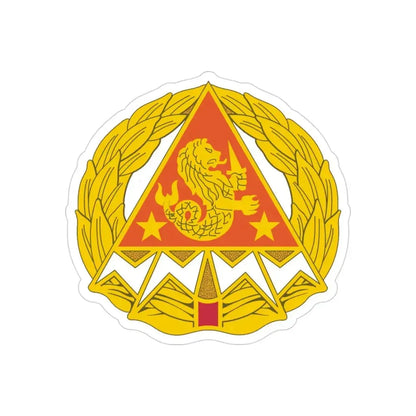 4 Signal Group (U.S. Army) REVERSE PRINT Transparent Die-Cut STICKER - The Sticker Space