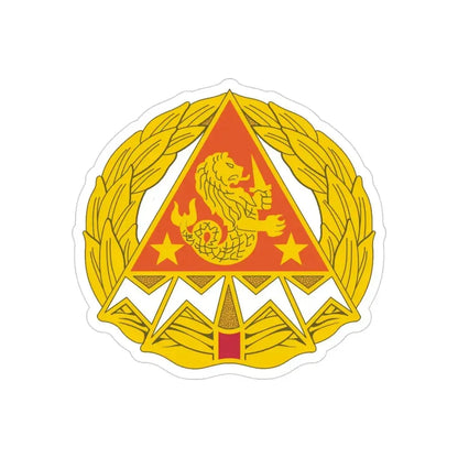 4 Signal Group (U.S. Army) REVERSE PRINT Transparent Die-Cut STICKER - The Sticker Space