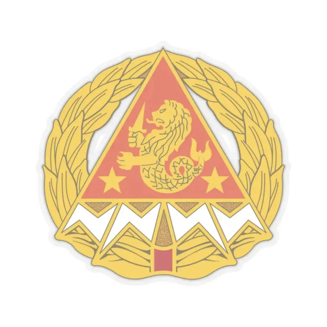 4 Signal Group (U.S. Army) STICKER Vinyl Kiss-Cut Decal 2 Inch Transparent - The Sticker Space