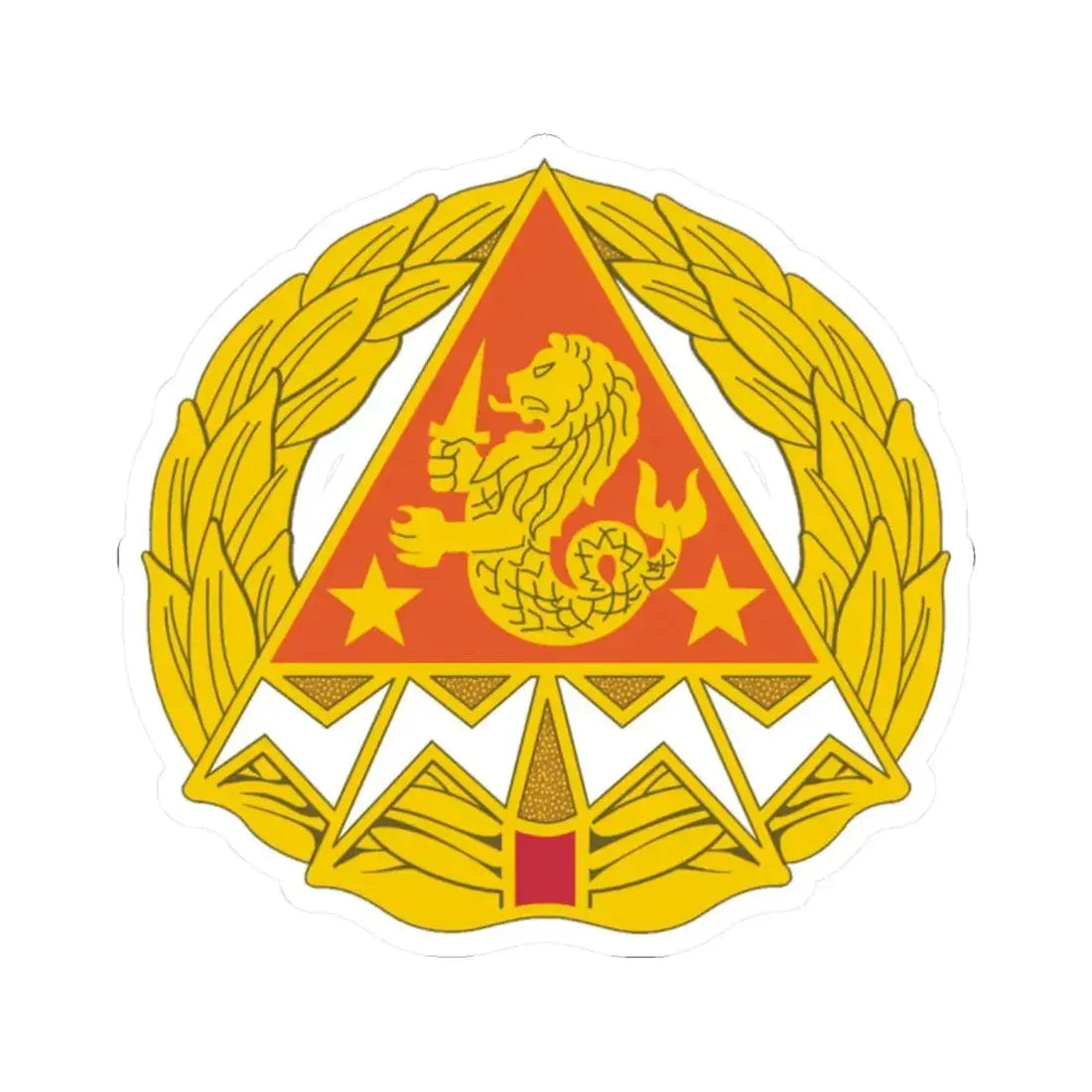 4 Signal Group (U.S. Army) STICKER Vinyl Kiss-Cut Decal 2 Inch White - The Sticker Space