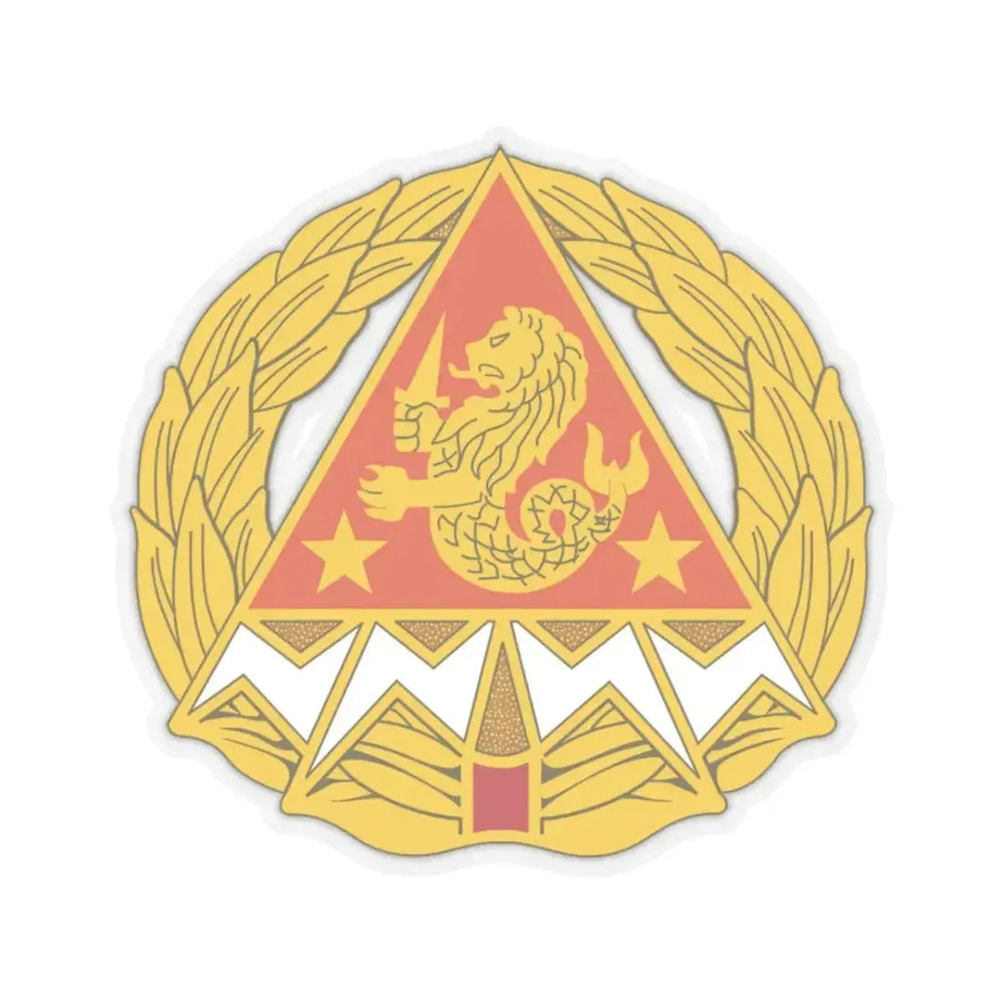 4 Signal Group (U.S. Army) STICKER Vinyl Kiss-Cut Decal 3 Inch Transparent - The Sticker Space