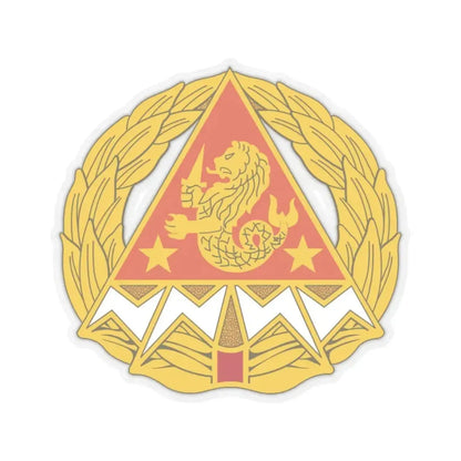 4 Signal Group (U.S. Army) STICKER Vinyl Kiss-Cut Decal 3 Inch Transparent - The Sticker Space