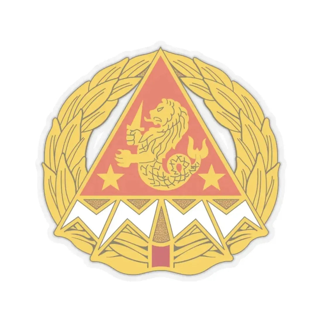 4 Signal Group (U.S. Army) STICKER Vinyl Kiss-Cut Decal 4 Inch Transparent - The Sticker Space