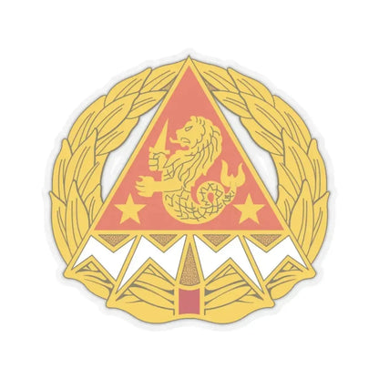 4 Signal Group (U.S. Army) STICKER Vinyl Kiss-Cut Decal 4 Inch Transparent - The Sticker Space