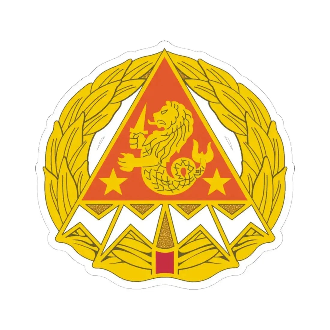 4 Signal Group (U.S. Army) STICKER Vinyl Kiss-Cut Decal 4 Inch White - The Sticker Space