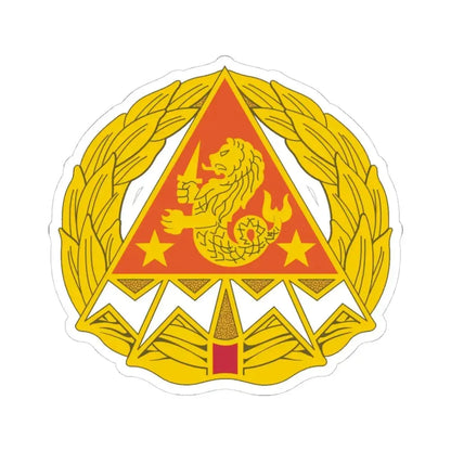 4 Signal Group (U.S. Army) STICKER Vinyl Kiss-Cut Decal 4 Inch White - The Sticker Space