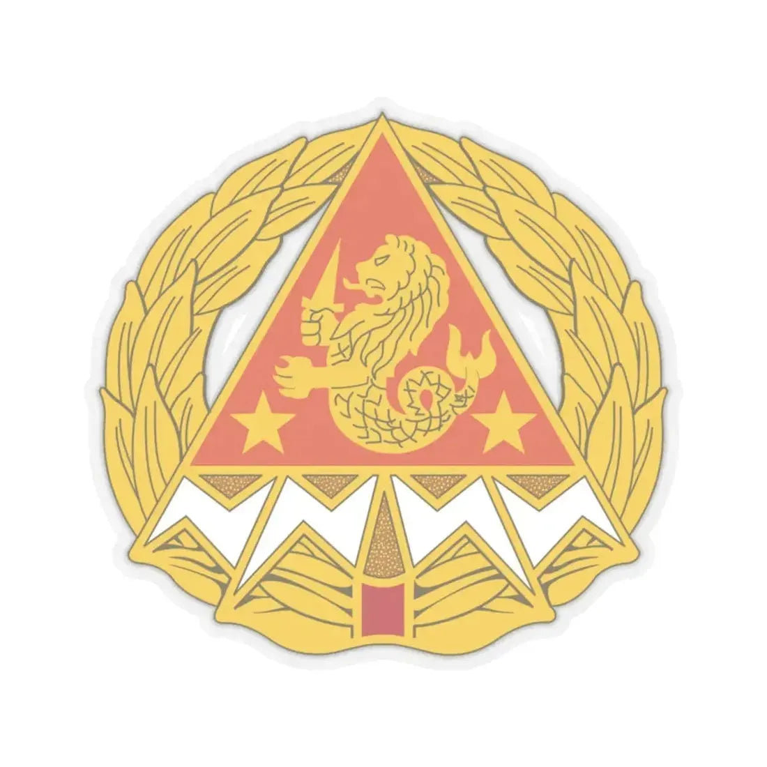 4 Signal Group (U.S. Army) STICKER Vinyl Kiss-Cut Decal 6 Inch Transparent - The Sticker Space