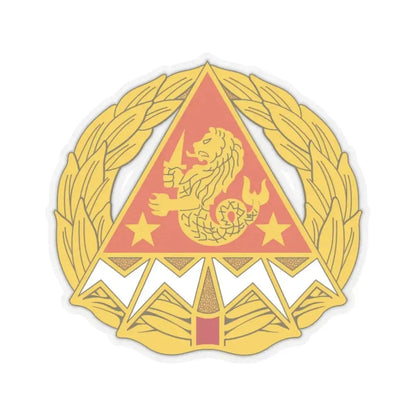 4 Signal Group (U.S. Army) STICKER Vinyl Kiss-Cut Decal 6 Inch Transparent - The Sticker Space