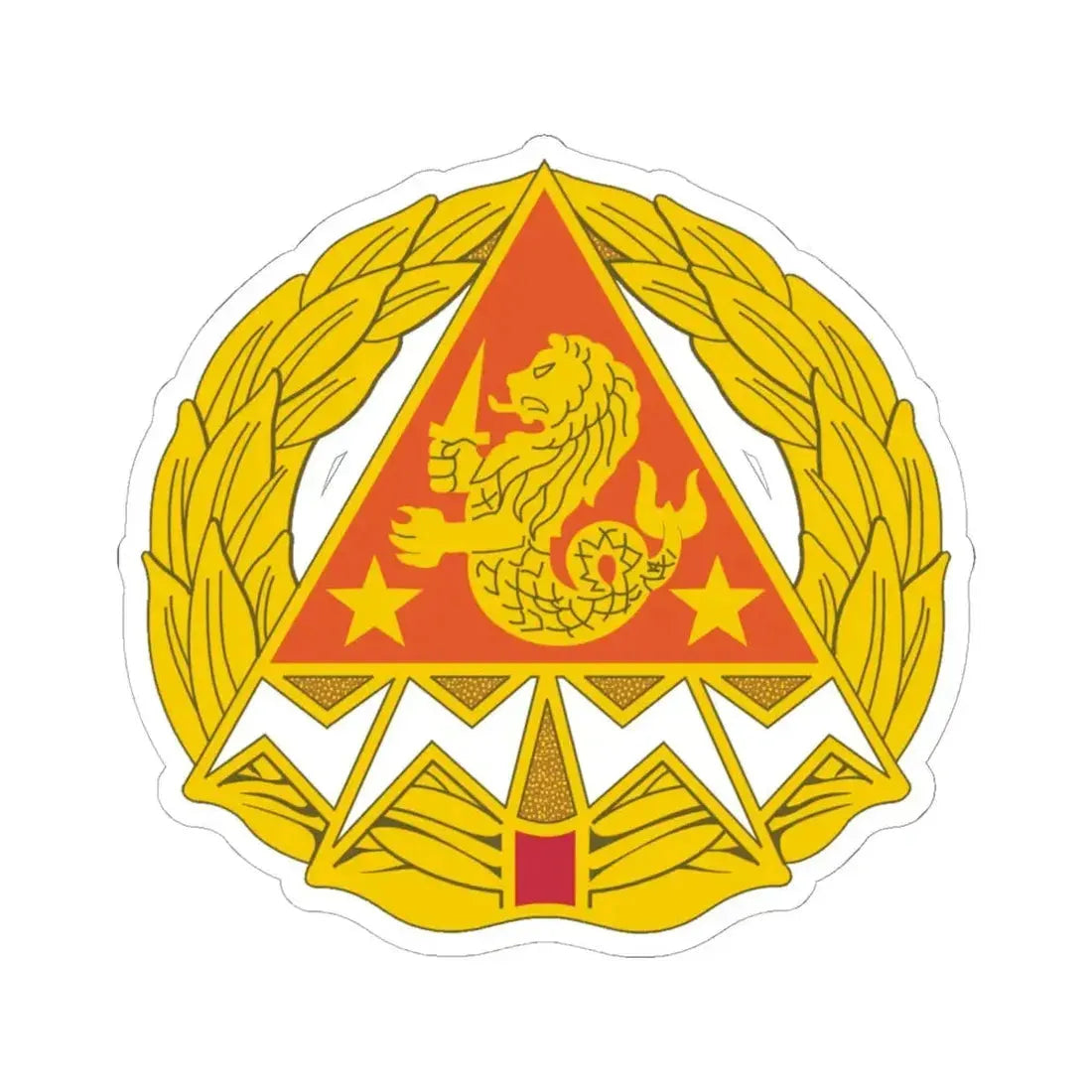 4 Signal Group (U.S. Army) STICKER Vinyl Kiss-Cut Decal 6 Inch White - The Sticker Space