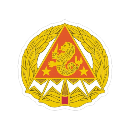 4 Signal Group (U.S. Army) Transparent STICKER Die-Cut Vinyl Decal 2 Inch - The Sticker Space