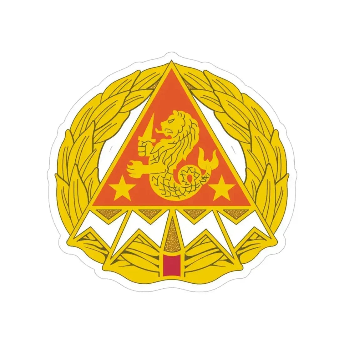 4 Signal Group (U.S. Army) Transparent STICKER Die-Cut Vinyl Decal 4 Inch - The Sticker Space