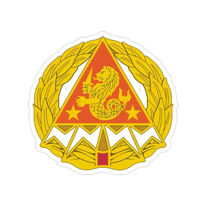 4 Signal Group (U.S. Army) Transparent STICKER Die-Cut Vinyl Decal 4 Inch - The Sticker Space