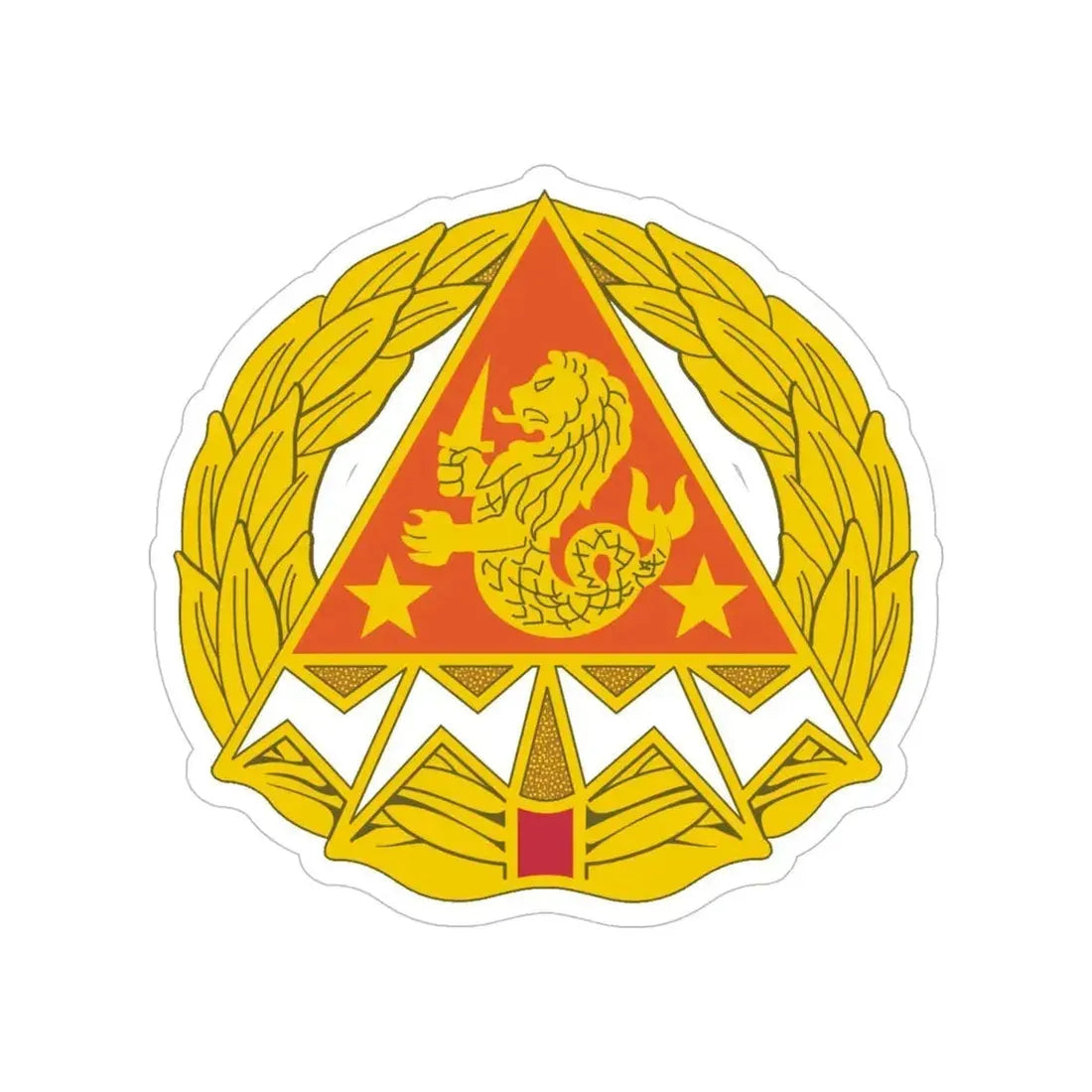 4 Signal Group (U.S. Army) Transparent STICKER Die-Cut Vinyl Decal 5 Inch - The Sticker Space