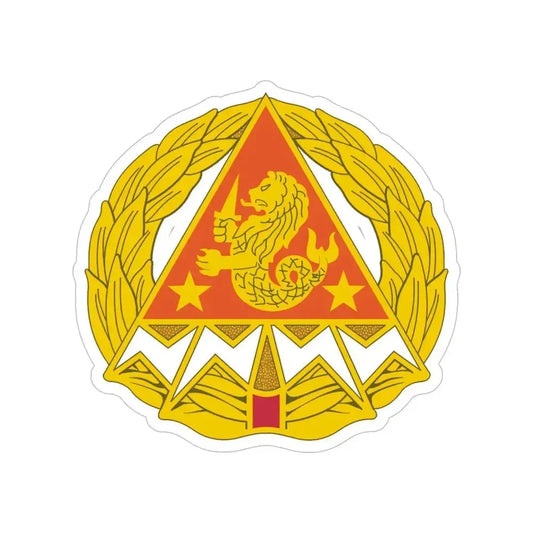 4 Signal Group (U.S. Army) Transparent STICKER Die-Cut Vinyl Decal 6 Inch - The Sticker Space