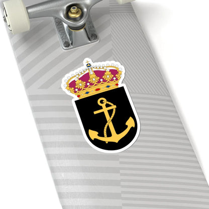 4. sjöstridsflottiljen vapen (Sweden) (Coat of Arms) STICKER Vinyl Kiss-Cut Decal - The Sticker Space
