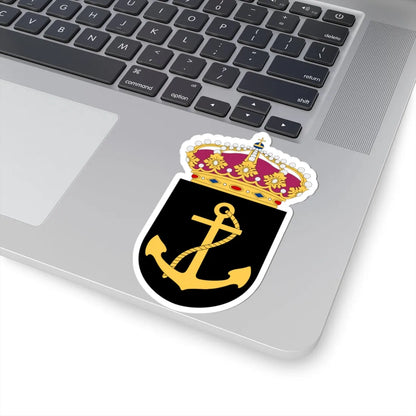 4. sjöstridsflottiljen vapen (Sweden) (Coat of Arms) STICKER Vinyl Kiss-Cut Decal - The Sticker Space