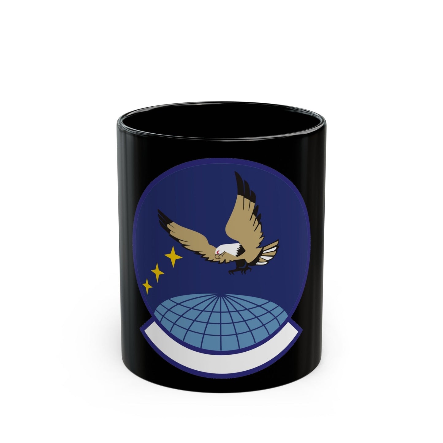 4 Space Control Squadron AFSPC (U.S. Air Force) Black Coffee Mug-11oz-The Sticker Space