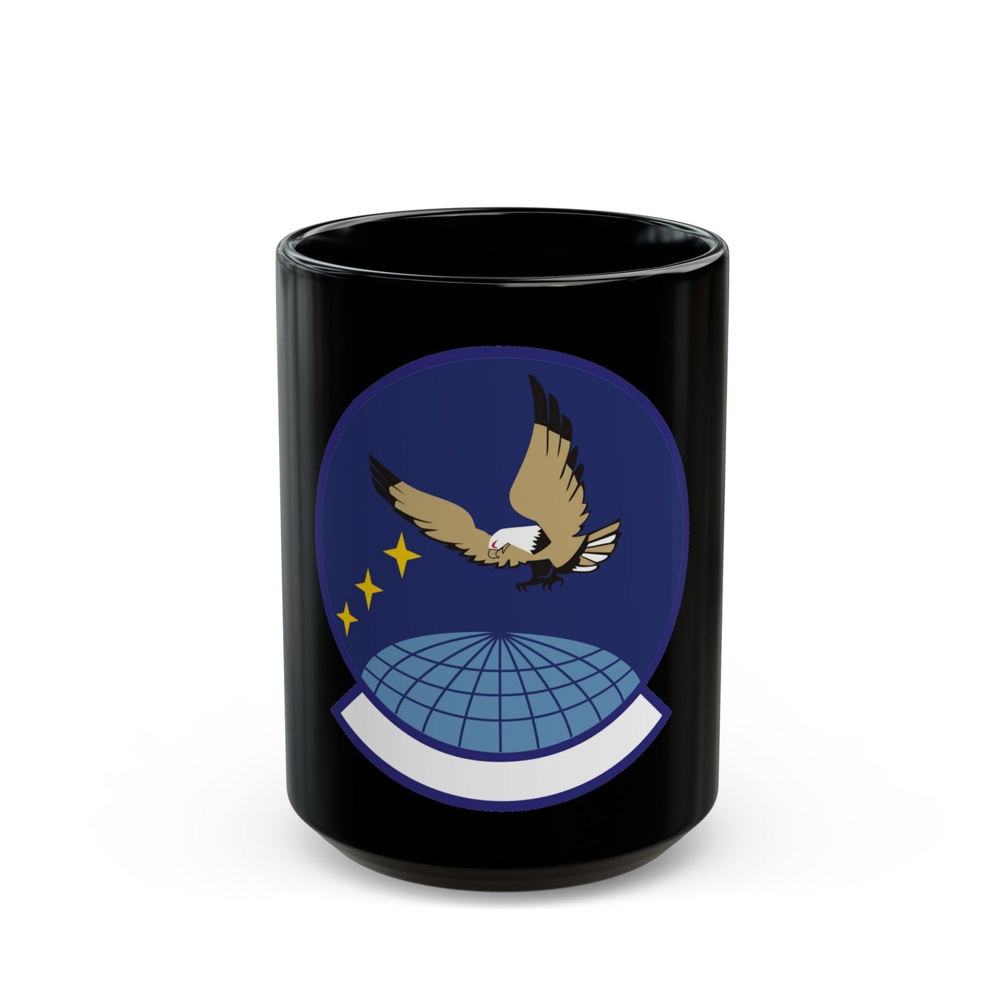 4 Space Control Squadron AFSPC (U.S. Air Force) Black Coffee Mug-15oz-The Sticker Space