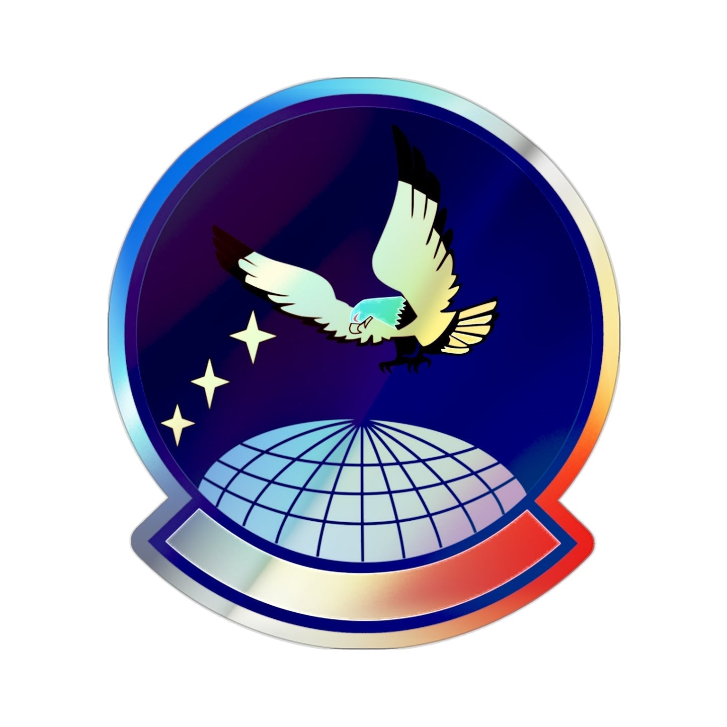 4 Space Control Squadron AFSPC (U.S. Air Force) Holographic STICKER Die-Cut Vinyl Decal-2 Inch-The Sticker Space