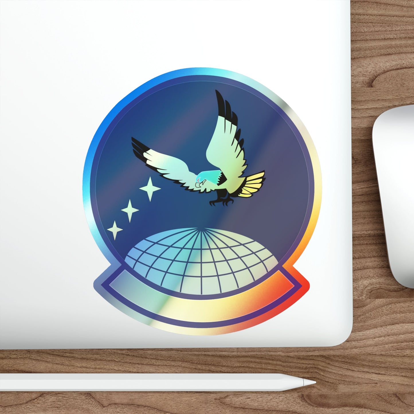 4 Space Control Squadron AFSPC (U.S. Air Force) Holographic STICKER Die-Cut Vinyl Decal-The Sticker Space