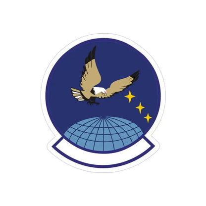 4 Space Control Squadron AFSPC (U.S. Air Force) REVERSE PRINT Transparent Die-Cut STICKER - The Sticker Space