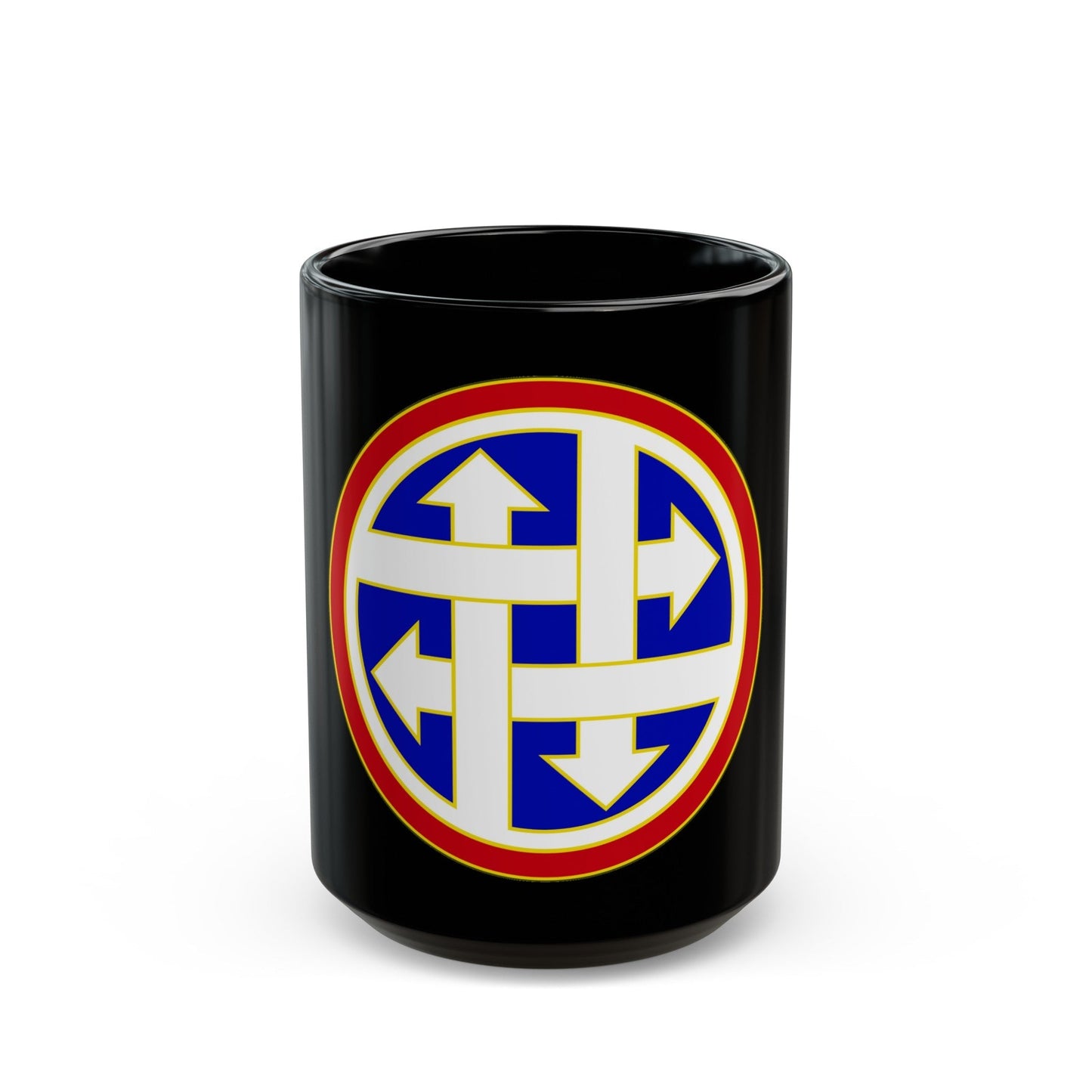 4 Sustainment Command (U.S. Army) Black Coffee Mug-15oz-The Sticker Space