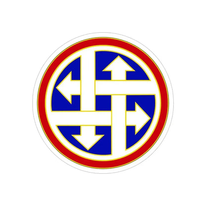 4 Sustainment Command (U.S. Army) REVERSE PRINT Transparent Die-Cut STICKER - The Sticker Space