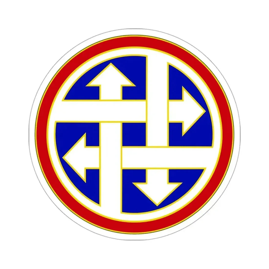 4 Sustainment Command (U.S. Army) STICKER Vinyl Die-Cut Decal 3 Inch - The Sticker Space