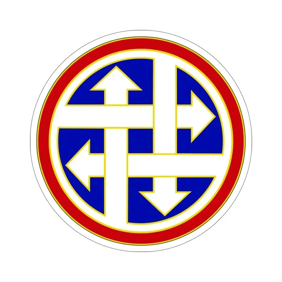 4 Sustainment Command (U.S. Army) STICKER Vinyl Die-Cut Decal 5 Inch - The Sticker Space