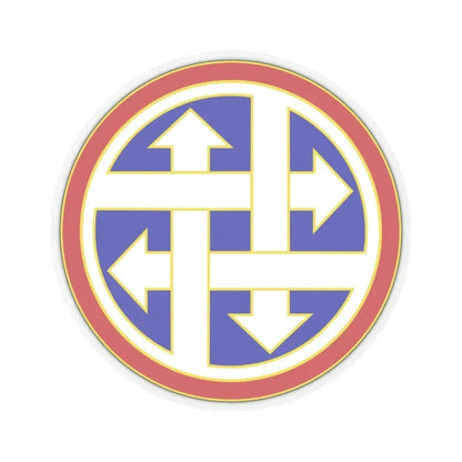 4 Sustainment Command (U.S. Army) STICKER Vinyl Kiss-Cut Decal 3 Inch Transparent - The Sticker Space