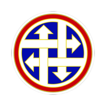 4 Sustainment Command (U.S. Army) STICKER Vinyl Kiss-Cut Decal 3 Inch White - The Sticker Space