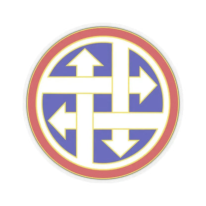 4 Sustainment Command (U.S. Army) STICKER Vinyl Kiss-Cut Decal 4 Inch Transparent - The Sticker Space