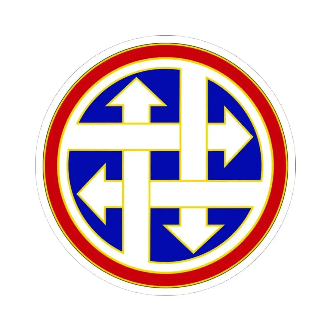 4 Sustainment Command (U.S. Army) STICKER Vinyl Kiss-Cut Decal 4 Inch White - The Sticker Space