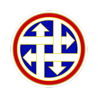 4 Sustainment Command (U.S. Army) STICKER Vinyl Kiss-Cut Decal 4 Inch White - The Sticker Space