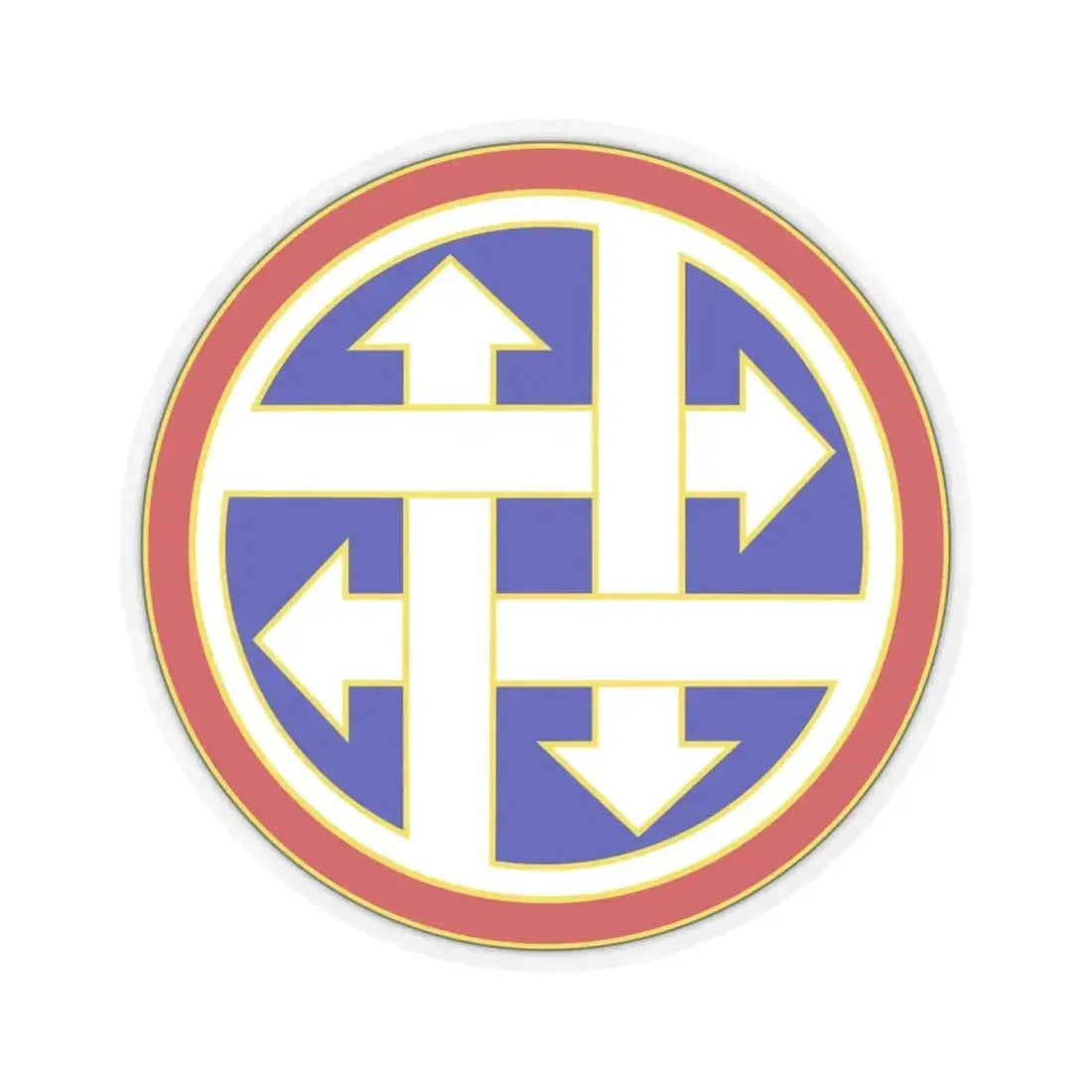 4 Sustainment Command (U.S. Army) STICKER Vinyl Kiss-Cut Decal 6 Inch Transparent - The Sticker Space