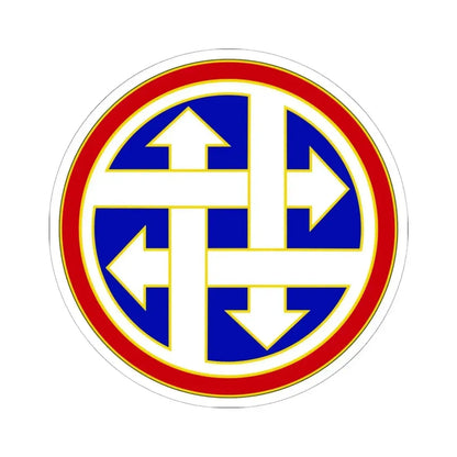 4 Sustainment Command (U.S. Army) STICKER Vinyl Kiss-Cut Decal 6 Inch White - The Sticker Space