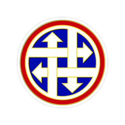 4 Sustainment Command (U.S. Army) Transparent STICKER Die-Cut Vinyl Decal 2 Inch - The Sticker Space