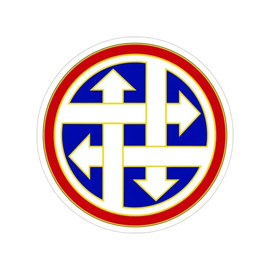 4 Sustainment Command (U.S. Army) Transparent STICKER Die-Cut Vinyl Decal 6 Inch - The Sticker Space