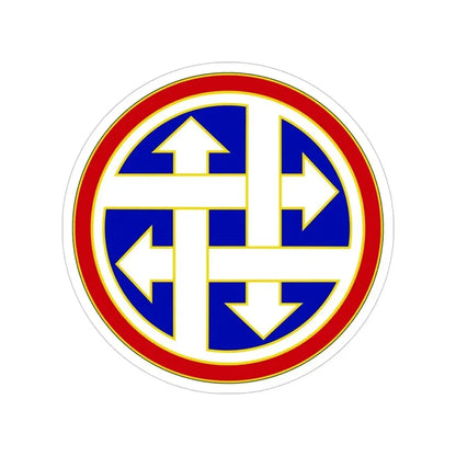 4 Sustainment Command (U.S. Army) Transparent STICKER Die-Cut Vinyl Decal 6 Inch - The Sticker Space