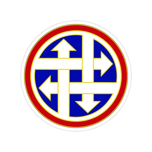 4 Sustainment Command (U.S. Army) Transparent STICKER Die-Cut Vinyl Decal 6 Inch - The Sticker Space