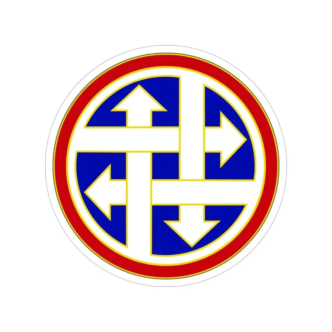 4 Sustainment Command (U.S. Army) Transparent STICKER Die-Cut Vinyl Decal - The Sticker Space