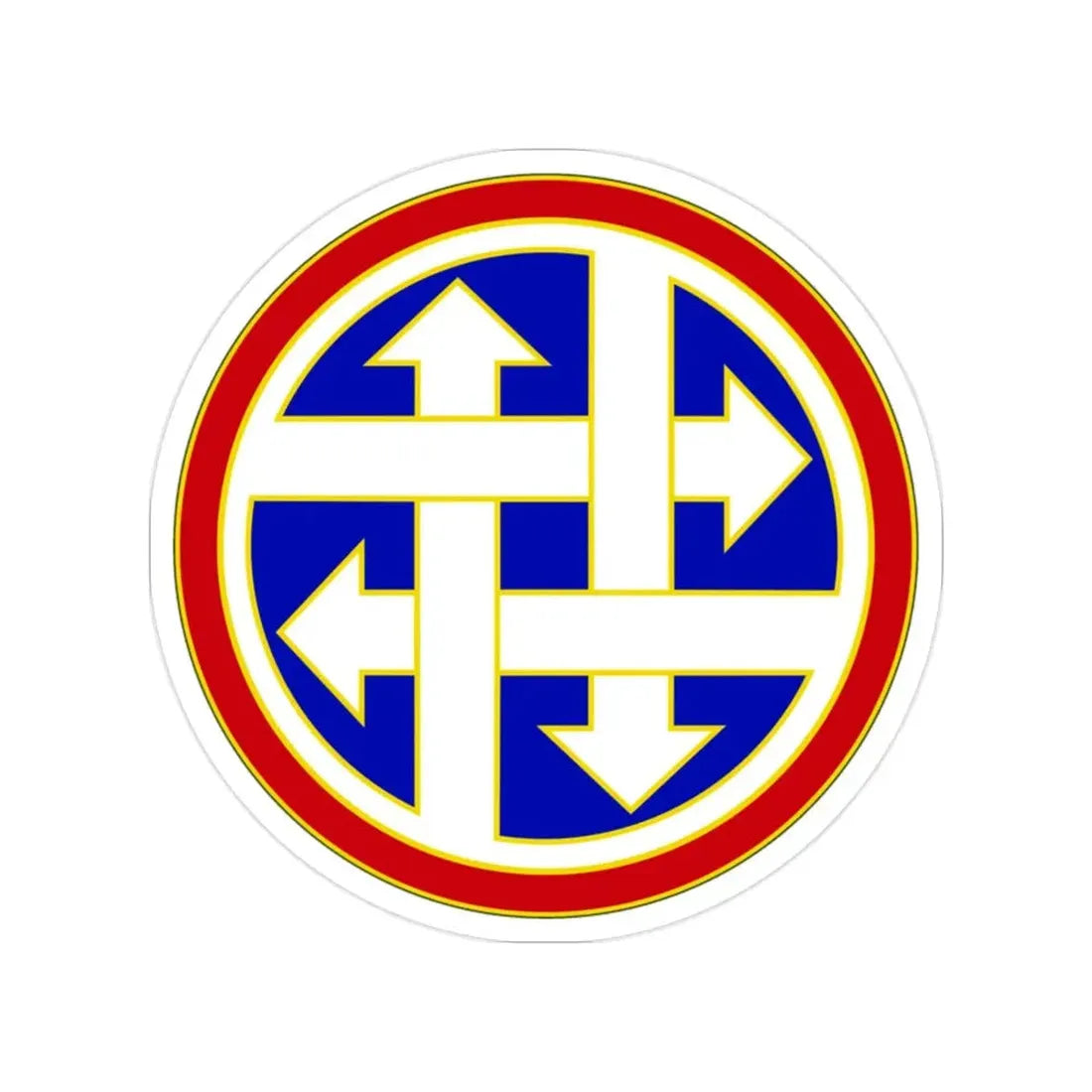 4 Sustainment Command (U.S. Army) Transparent STICKER Die-Cut Vinyl Decal - The Sticker Space