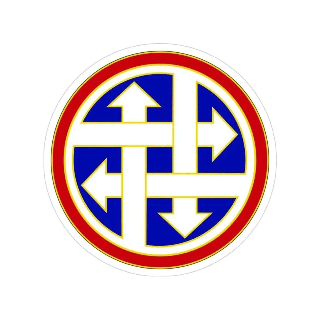 4 Sustainment Command (U.S. Army) Transparent STICKER Die-Cut Vinyl Decal - The Sticker Space