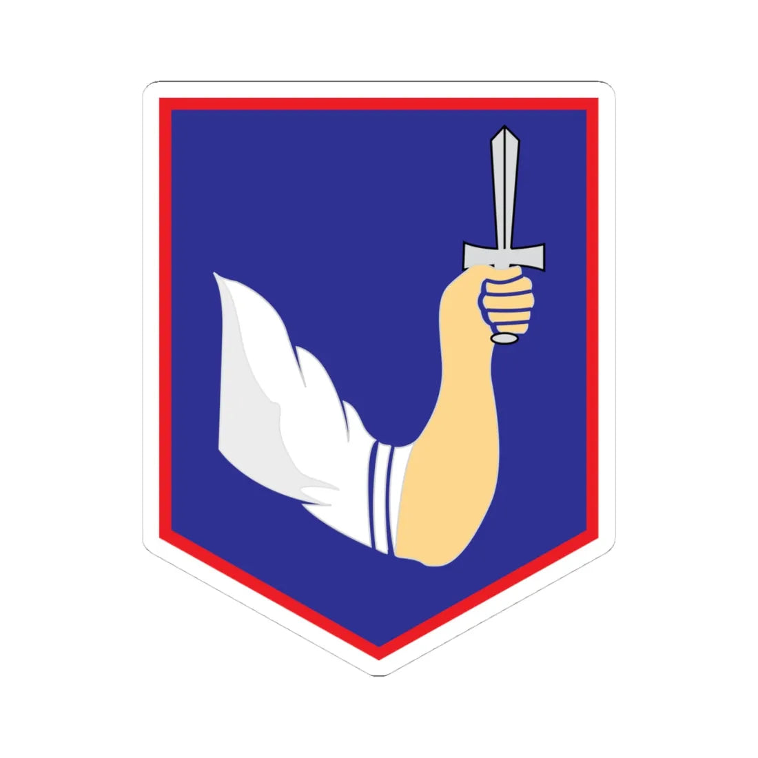 4 Western Brigade (Ireland) (Coat of Arms) STICKER Vinyl Kiss-Cut Decal 4 Inch White - The Sticker Space