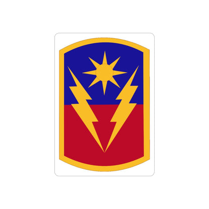 40 Armored Brigade (U.S. Army) REVERSE PRINT Transparent STICKER-4" × 4"-The Sticker Space